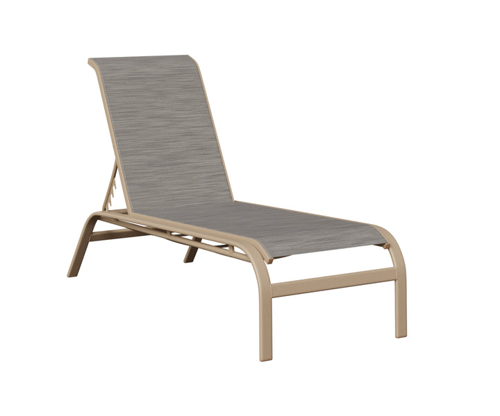 Murphy Sling Chaise Lounge Without Arms