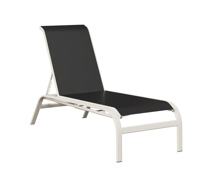 Murphy Sling Chaise Lounge Without Arms