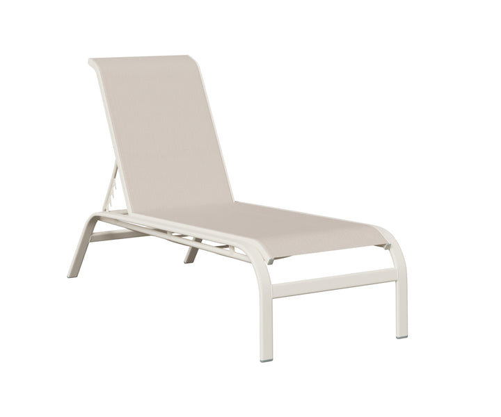 Murphy Sling Chaise Lounge Without Arms