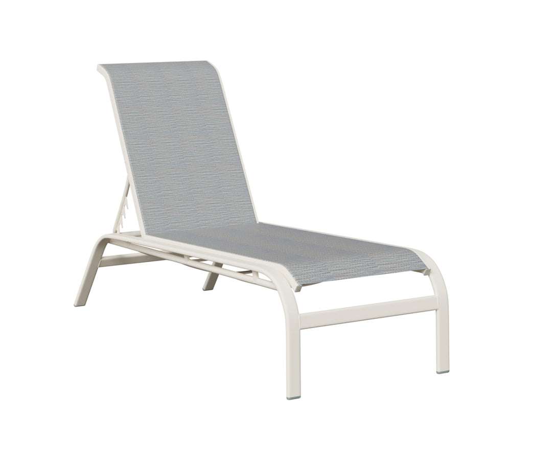 Murphy Sling Chaise Lounge Without Arms