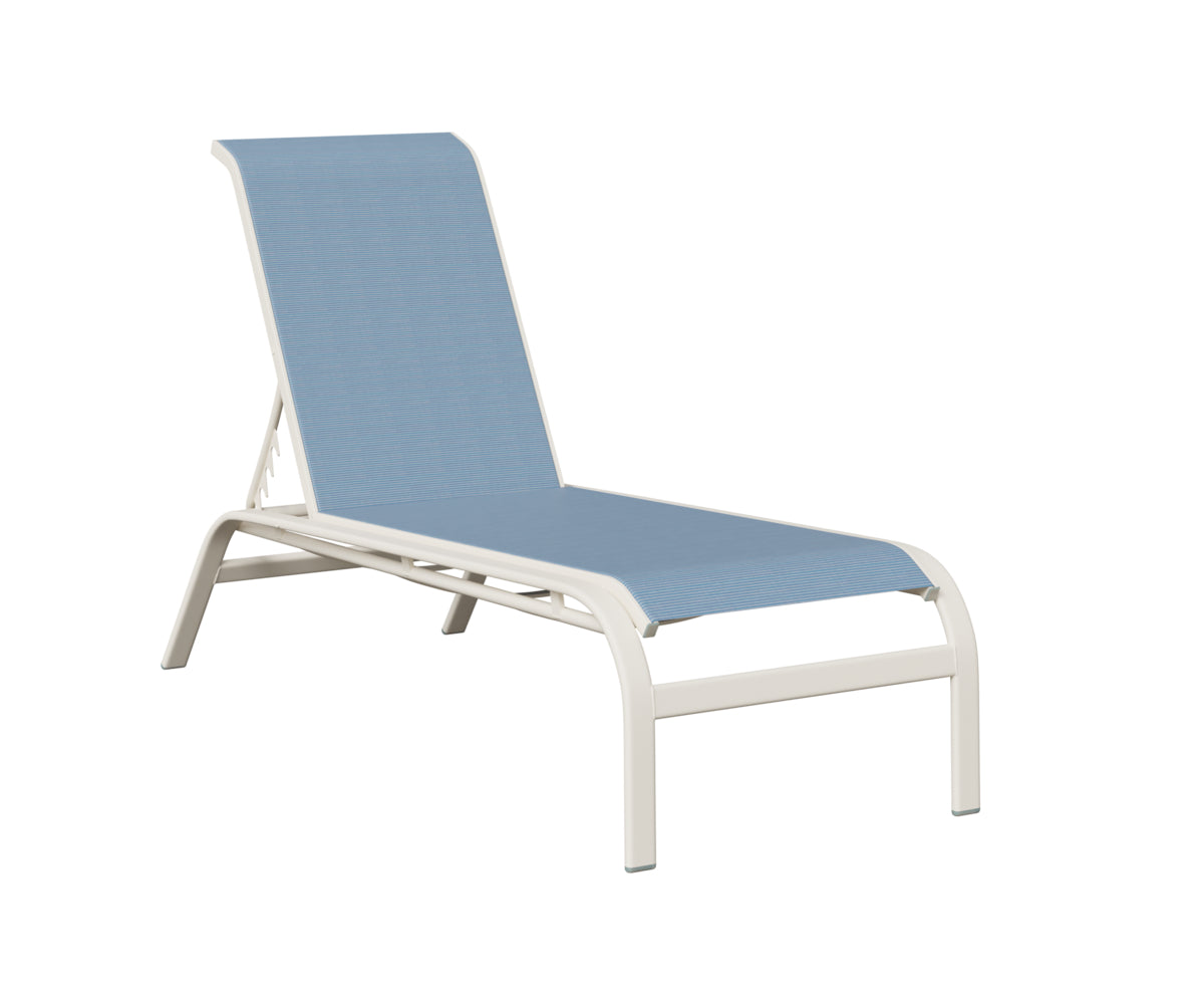 Murphy Sling Chaise Lounge Without Arms