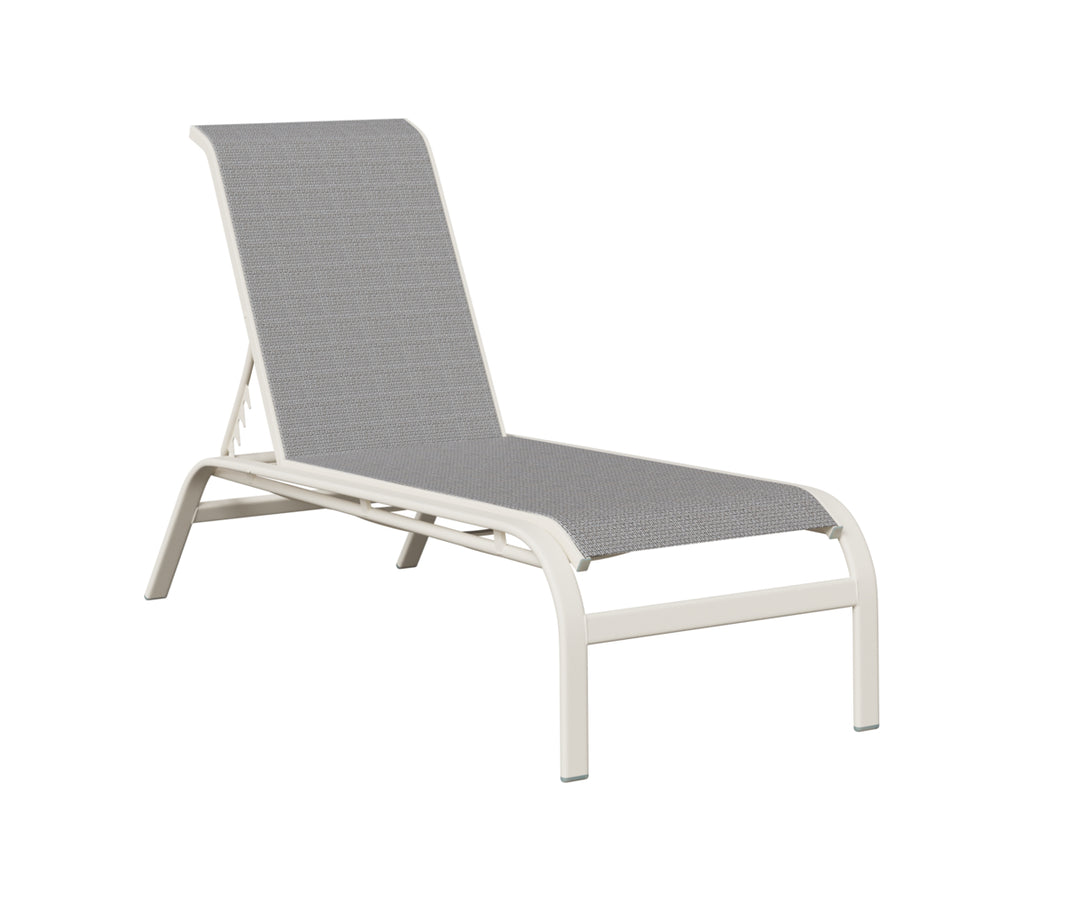 Murphy Sling Chaise Lounge Without Arms