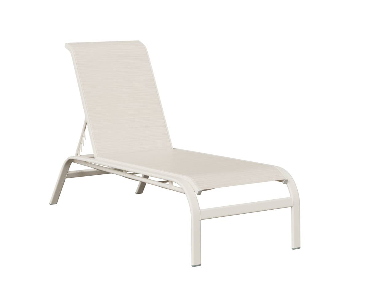 Murphy Sling Chaise Lounge Without Arms
