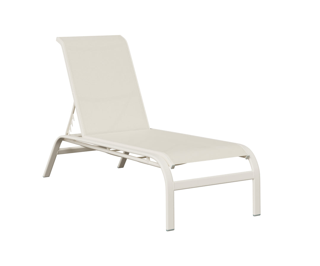 Murphy Sling Chaise Lounge Without Arms