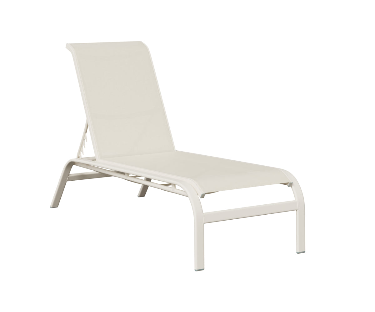 Murphy Sling Chaise Lounge Without Arms