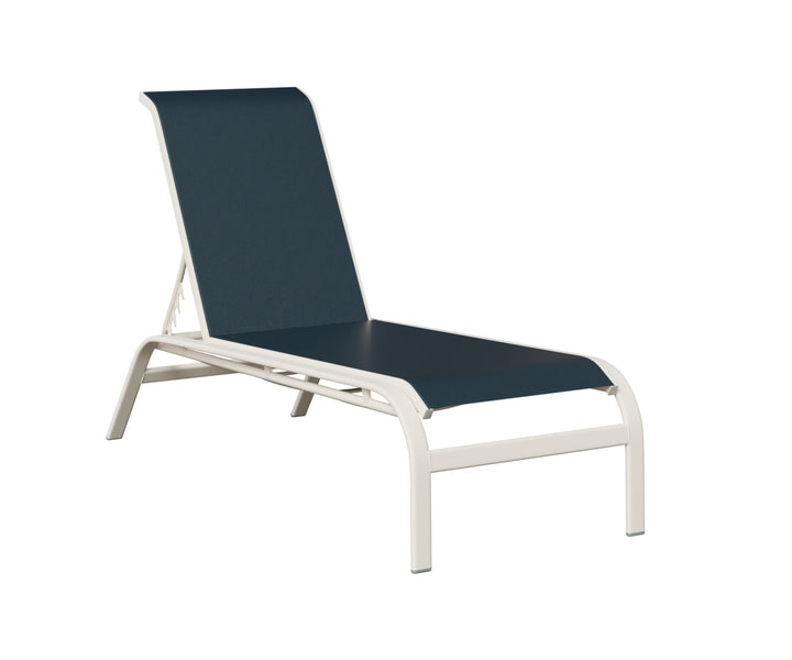 Murphy Sling Chaise Lounge Without Arms