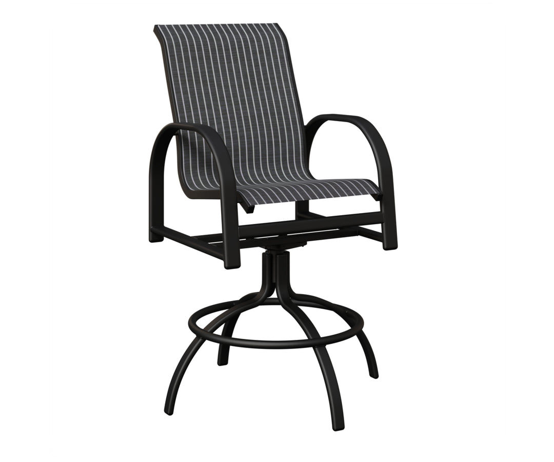 Murphy Sling Swivel Bar Chair
