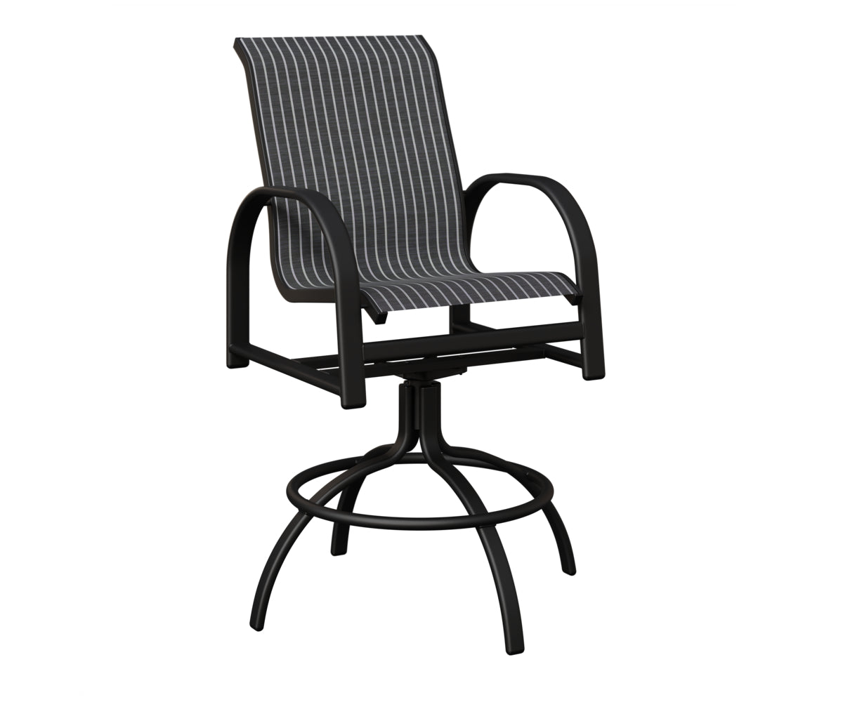 Murphy Sling Swivel Bar Chair