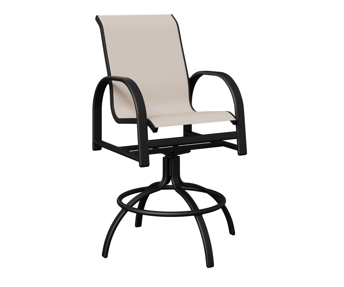 Murphy Sling Swivel Bar Chair