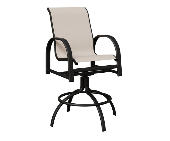 Murphy Sling Swivel Bar Chair
