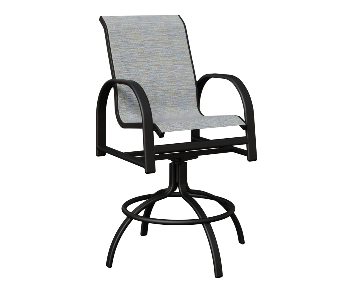 Murphy Sling Swivel Bar Chair