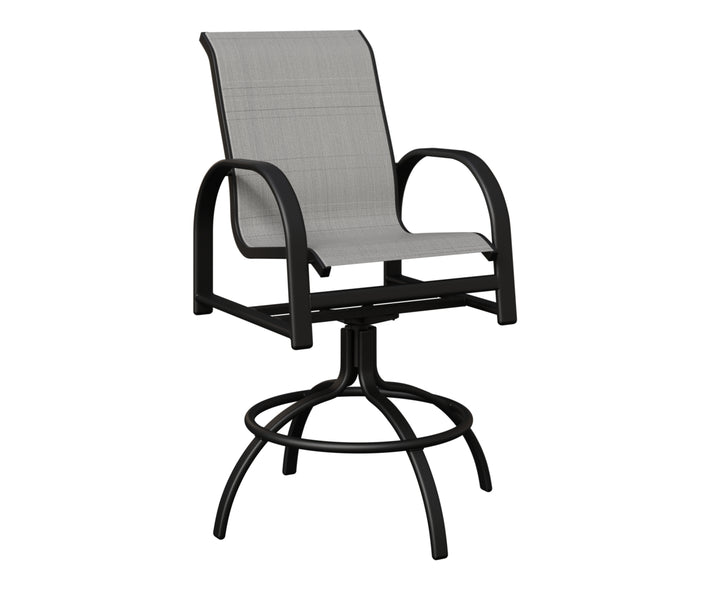 Murphy Sling Swivel Bar Chair