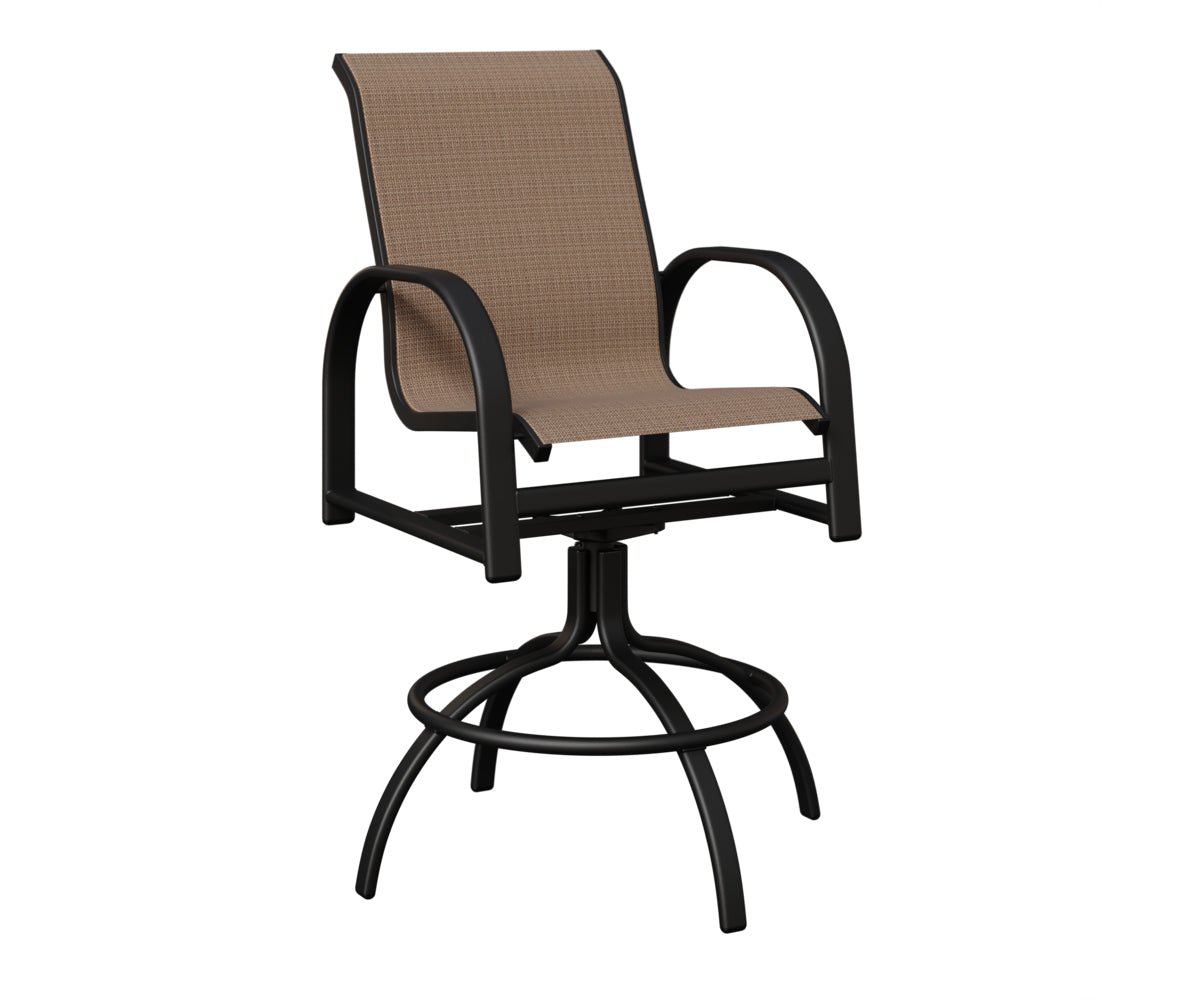 Murphy Sling Swivel Bar Chair