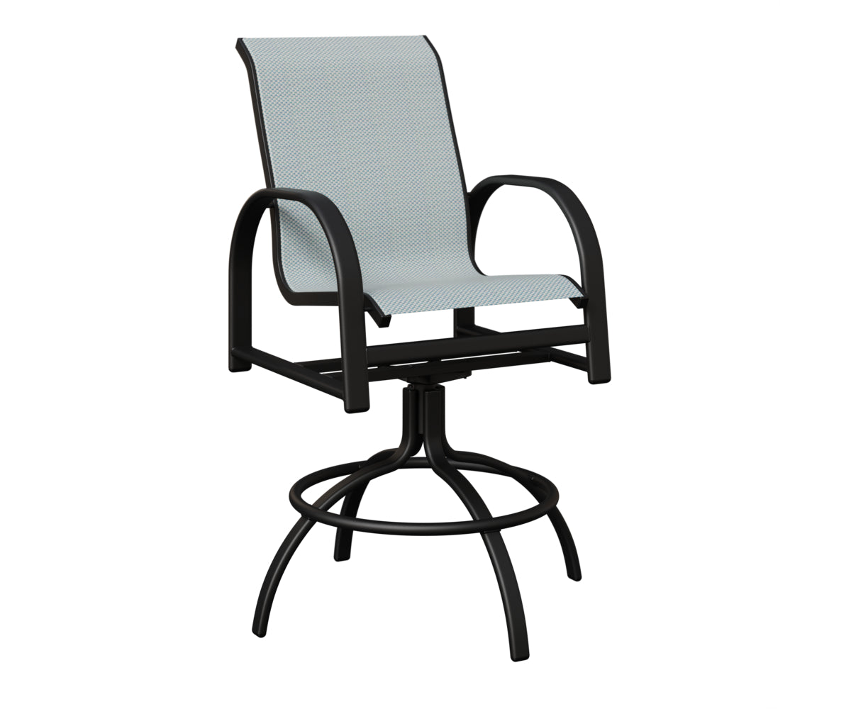 Murphy Sling Swivel Bar Chair