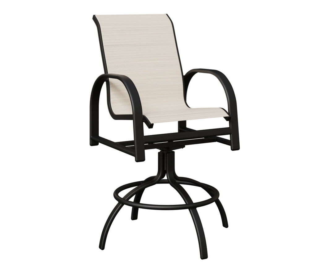 Murphy Sling Swivel Bar Chair