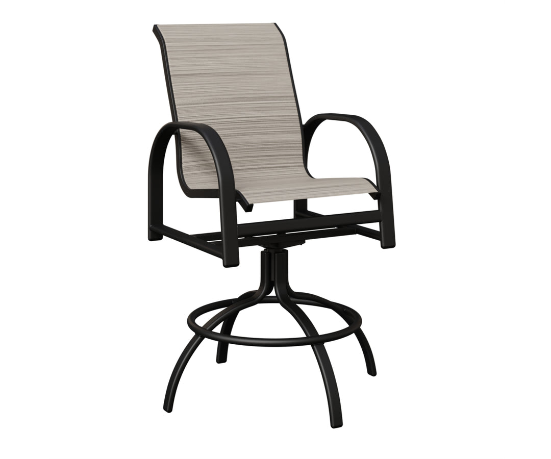 Murphy Sling Swivel Bar Chair