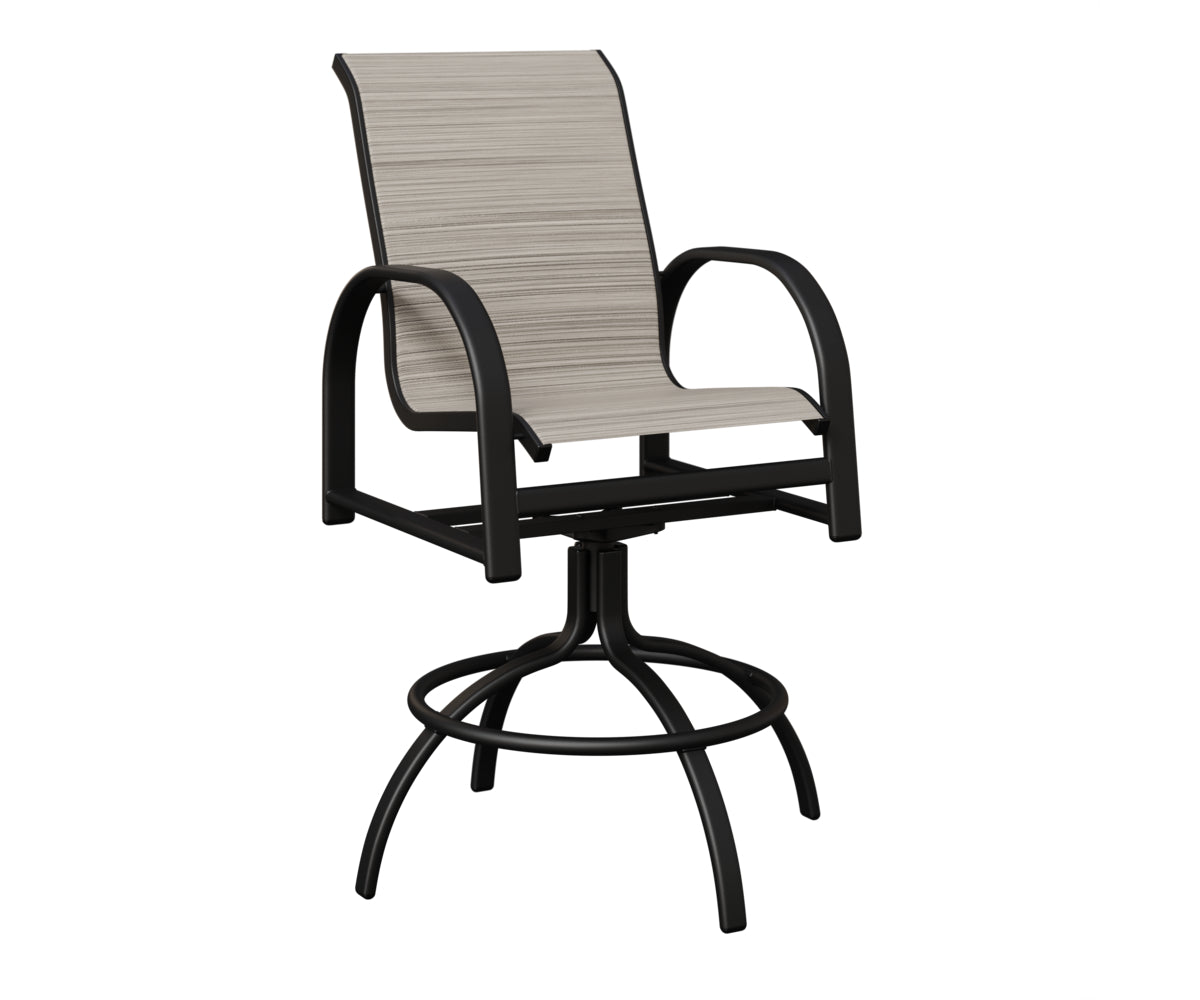 Murphy Sling Swivel Bar Chair