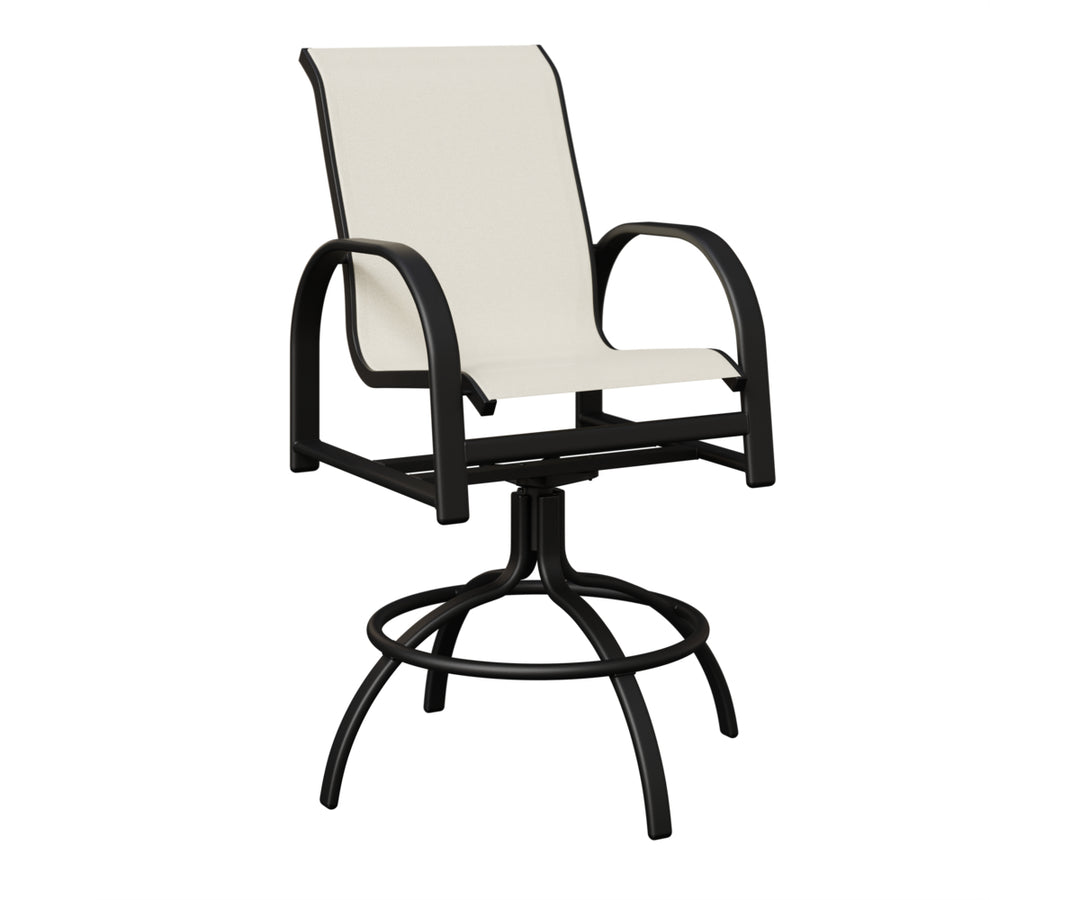 Murphy Sling Swivel Bar Chair