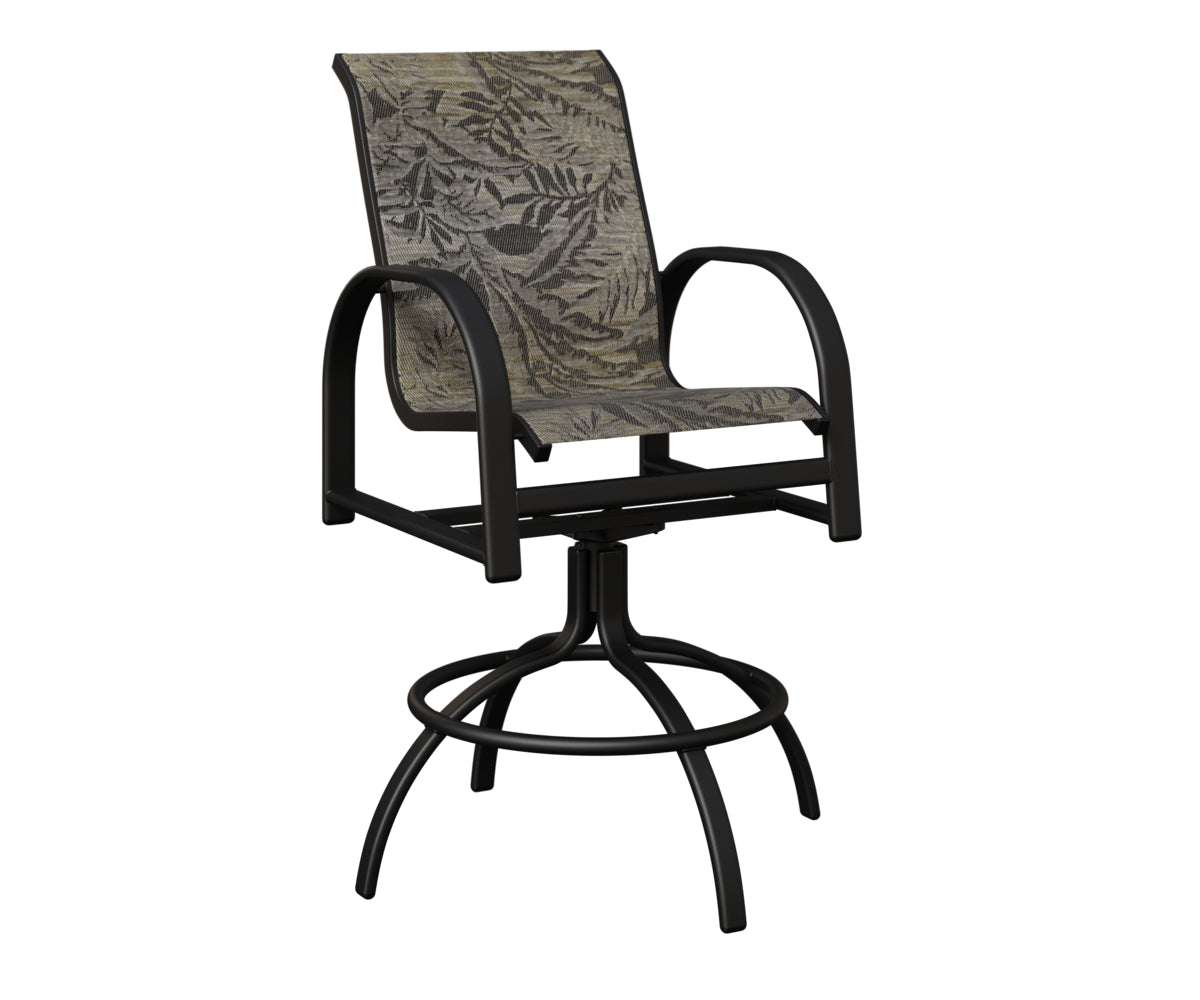 Murphy Sling Swivel Bar Chair