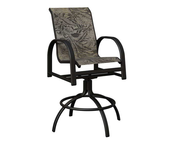 Murphy Sling Swivel Bar Chair