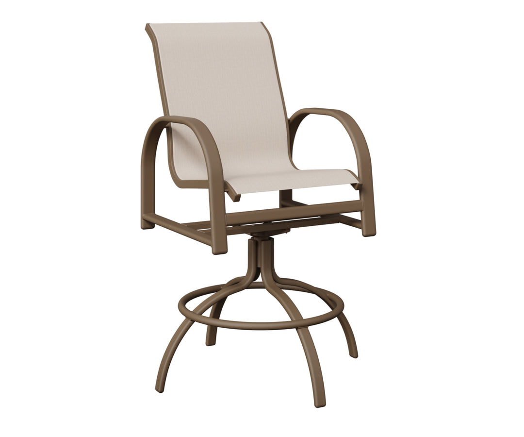Murphy Sling Swivel Bar Chair
