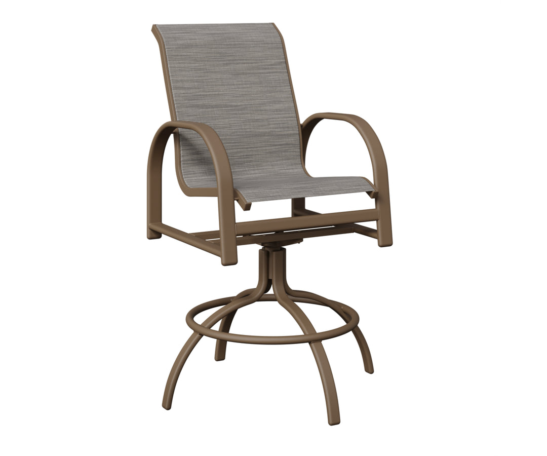 Murphy Sling Swivel Bar Chair
