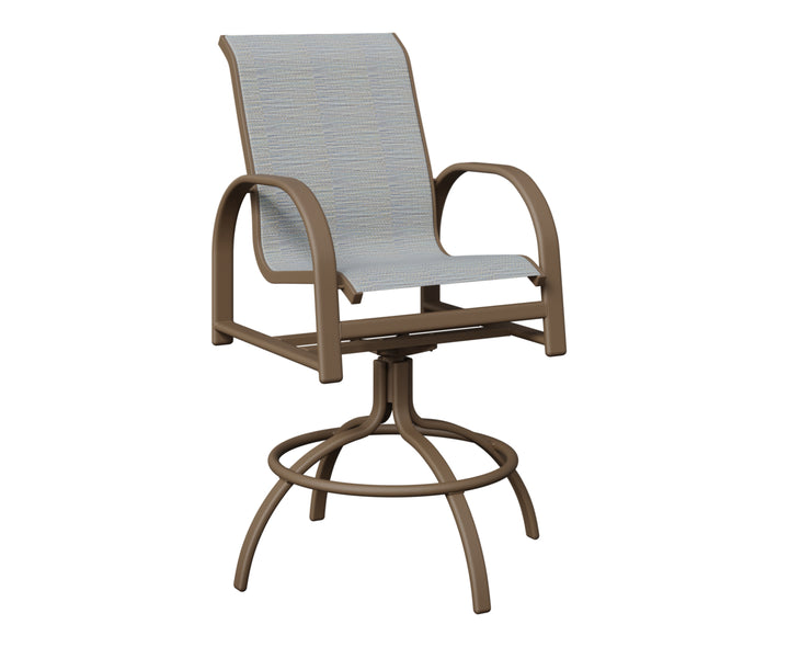 Murphy Sling Swivel Bar Chair