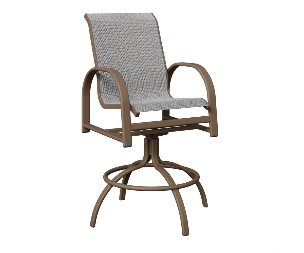 Murphy Sling Swivel Bar Chair