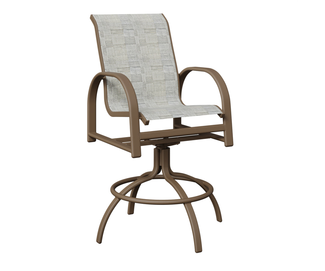 Murphy Sling Swivel Bar Chair