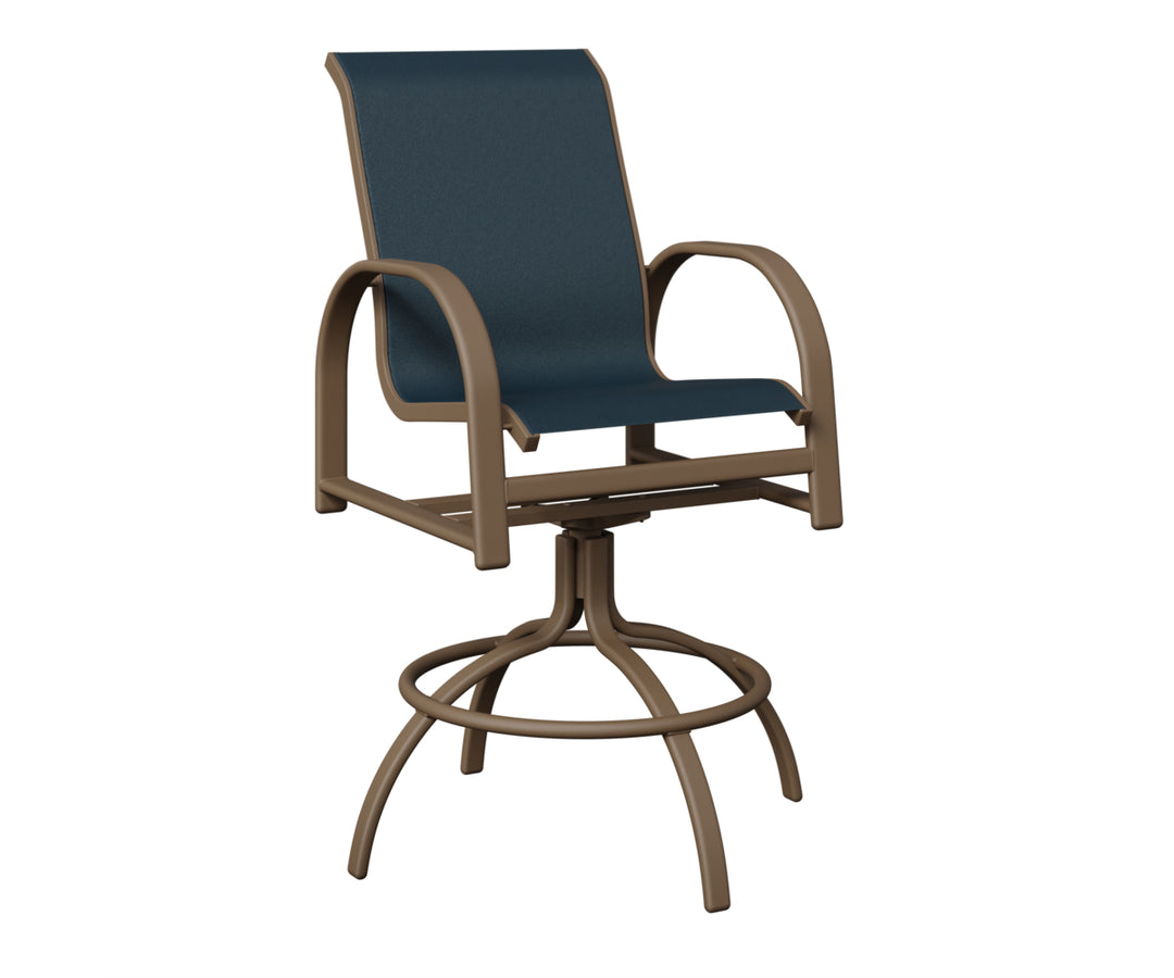 Murphy Sling Swivel Bar Chair