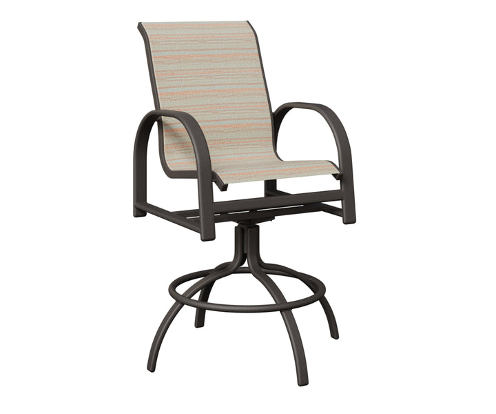 Murphy Sling Swivel Bar Chair