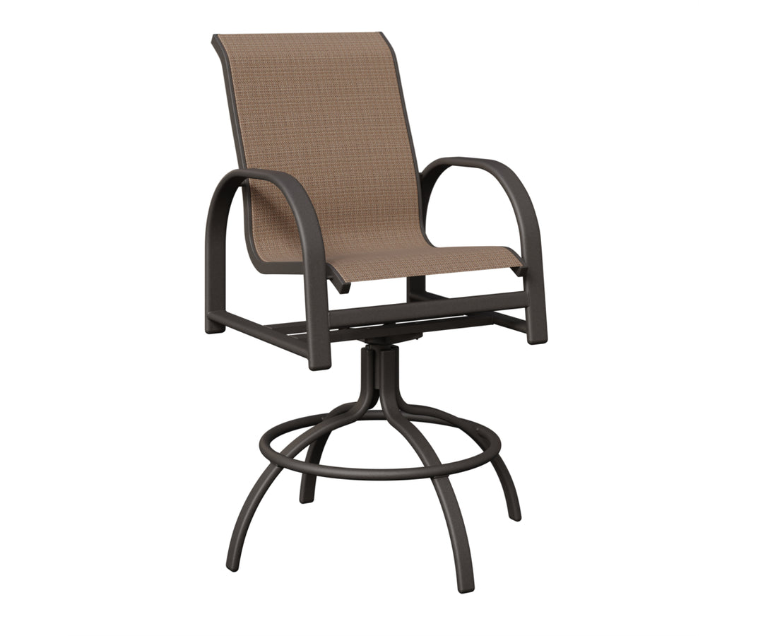 Murphy Sling Swivel Bar Chair
