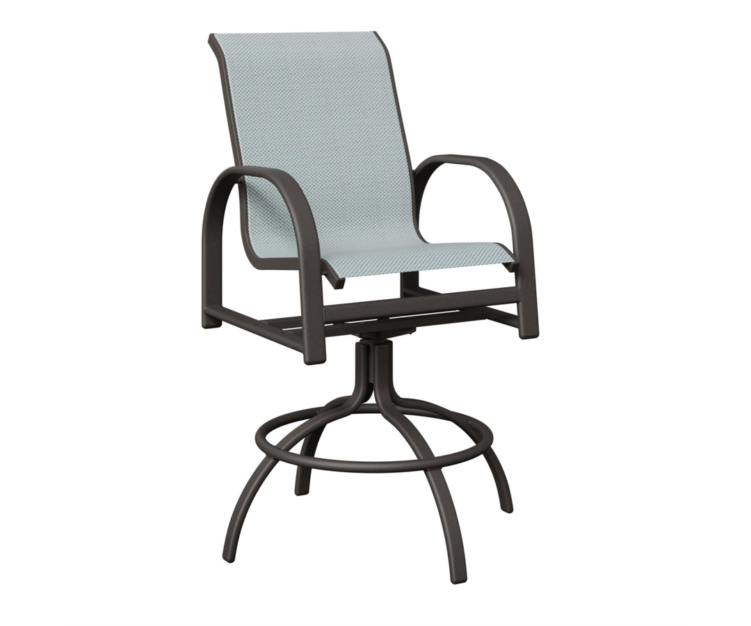 Murphy Sling Swivel Bar Chair