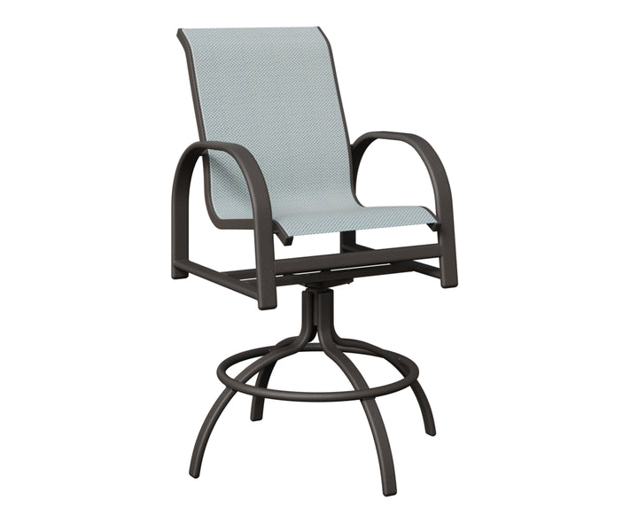 Murphy Sling Swivel Bar Chair