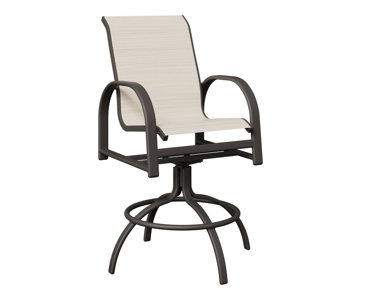 Murphy Sling Swivel Bar Chair