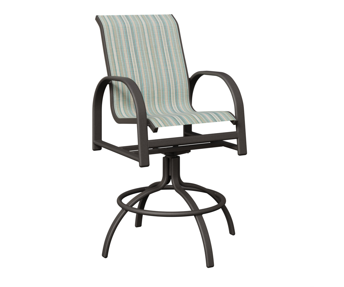 Murphy Sling Swivel Bar Chair