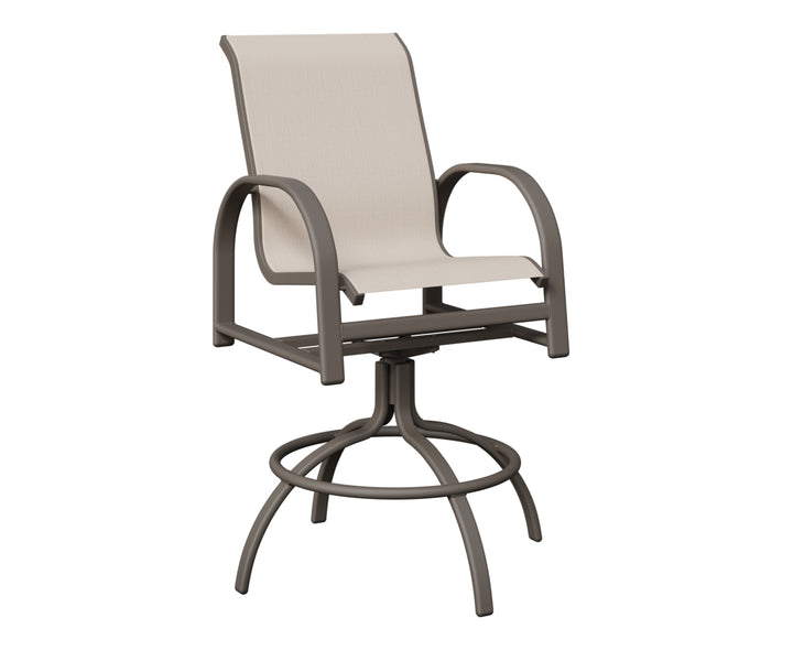 Murphy Sling Swivel Bar Chair