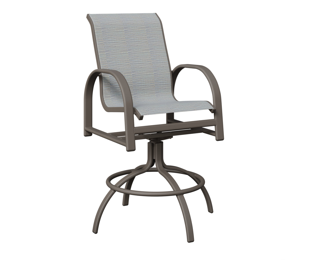 Murphy Sling Swivel Bar Chair