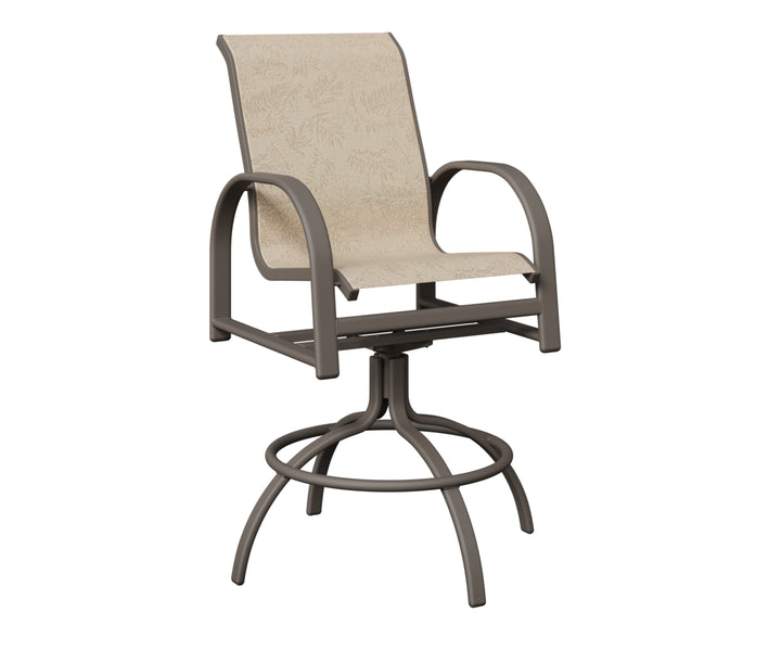 Murphy Sling Swivel Bar Chair