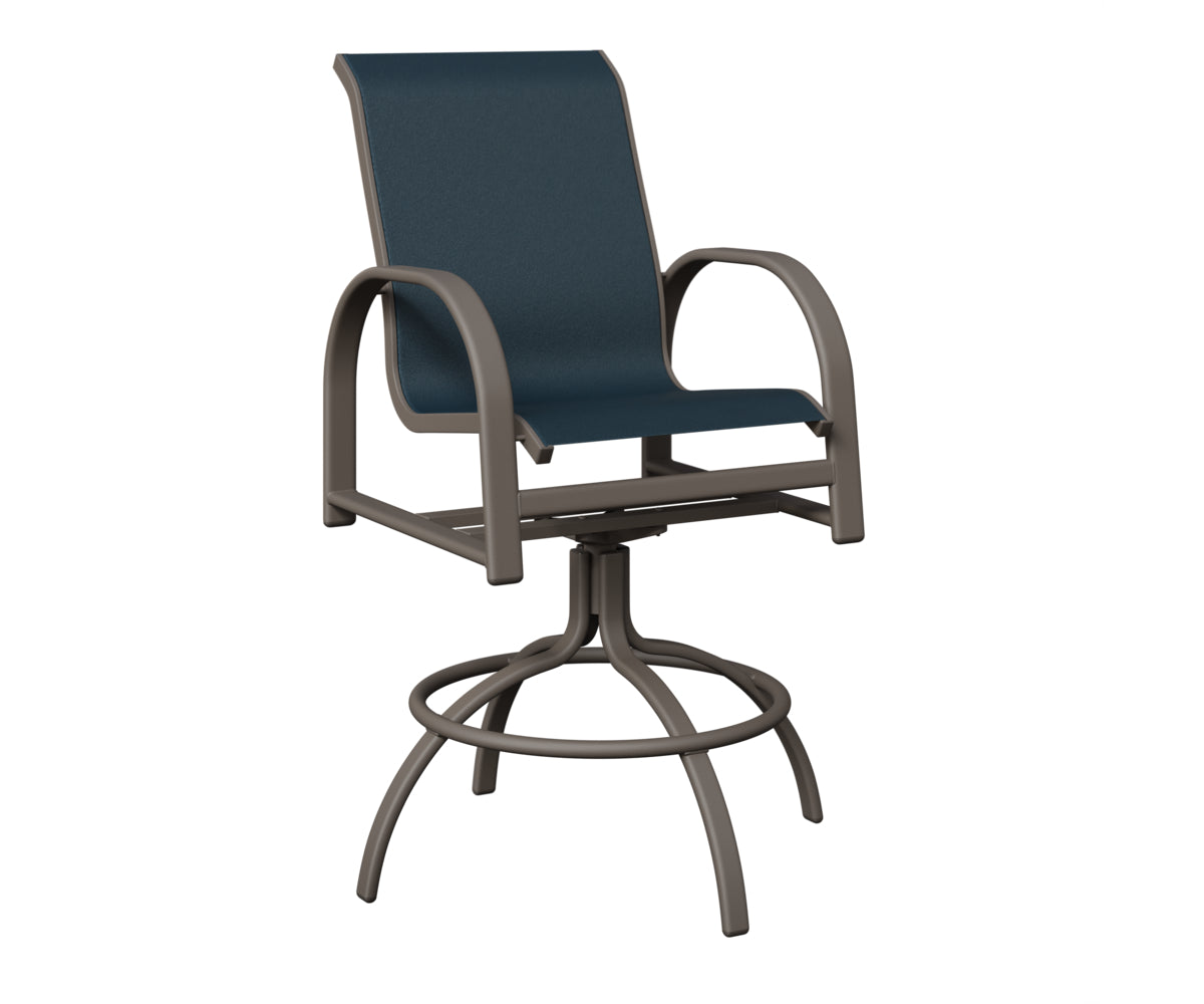 Murphy Sling Swivel Bar Chair