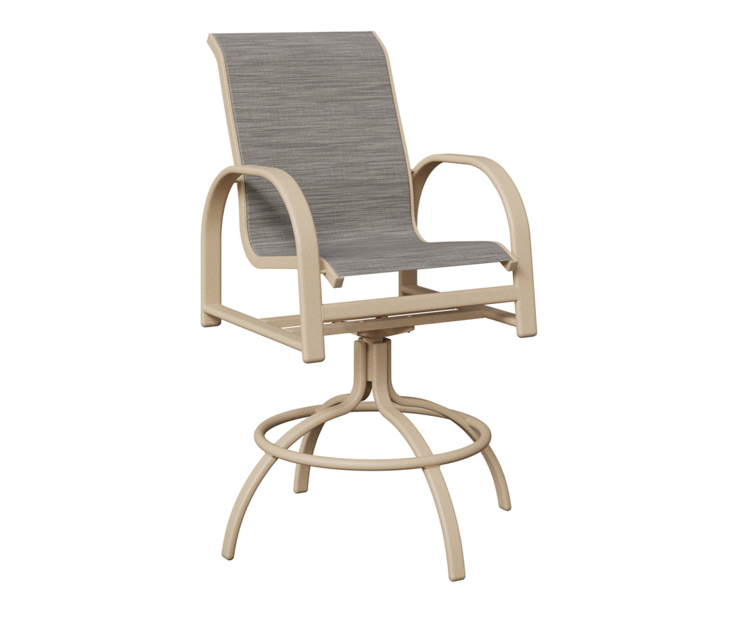 Murphy Sling Swivel Bar Chair