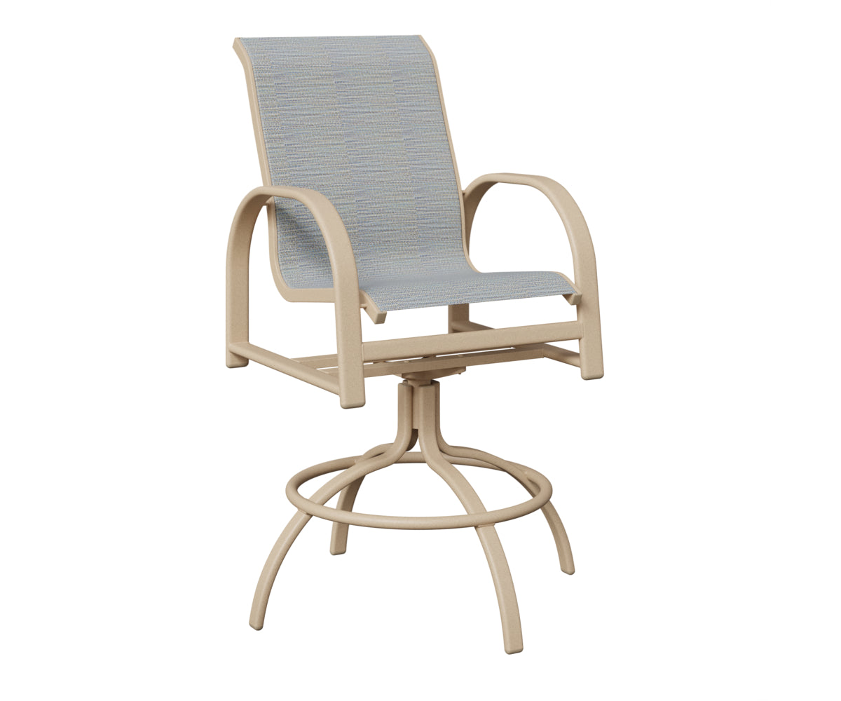 Murphy Sling Swivel Bar Chair