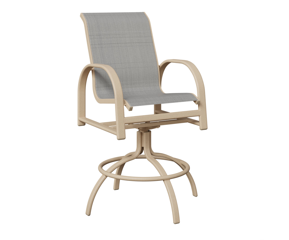 Murphy Sling Swivel Bar Chair