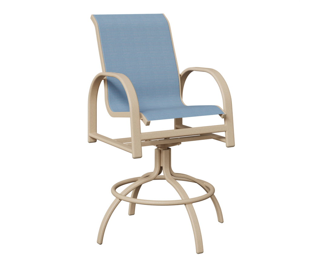 Murphy Sling Swivel Bar Chair