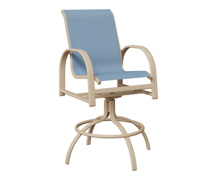 Murphy Sling Swivel Bar Chair