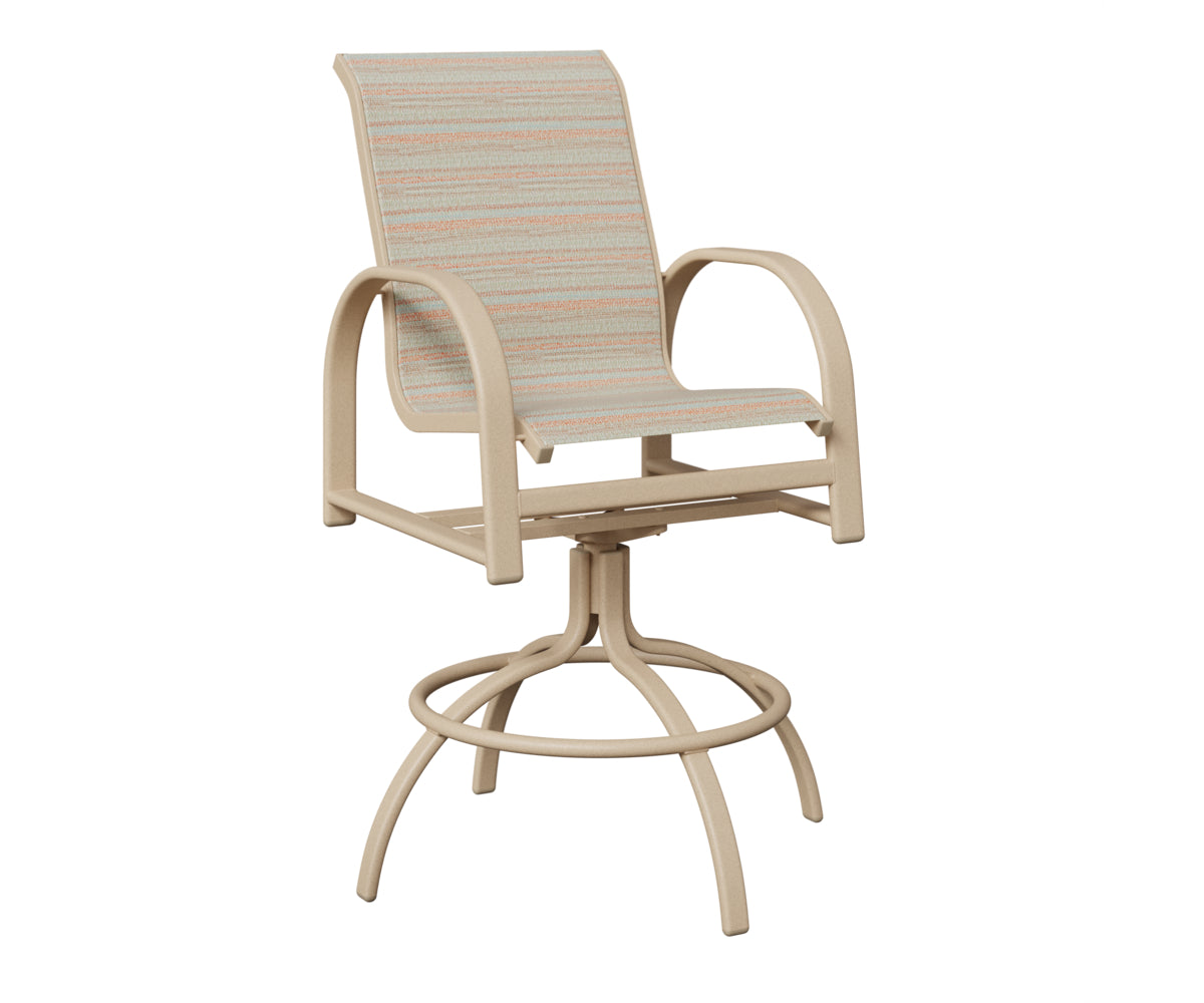 Murphy Sling Swivel Bar Chair