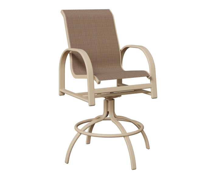 Murphy Sling Swivel Bar Chair