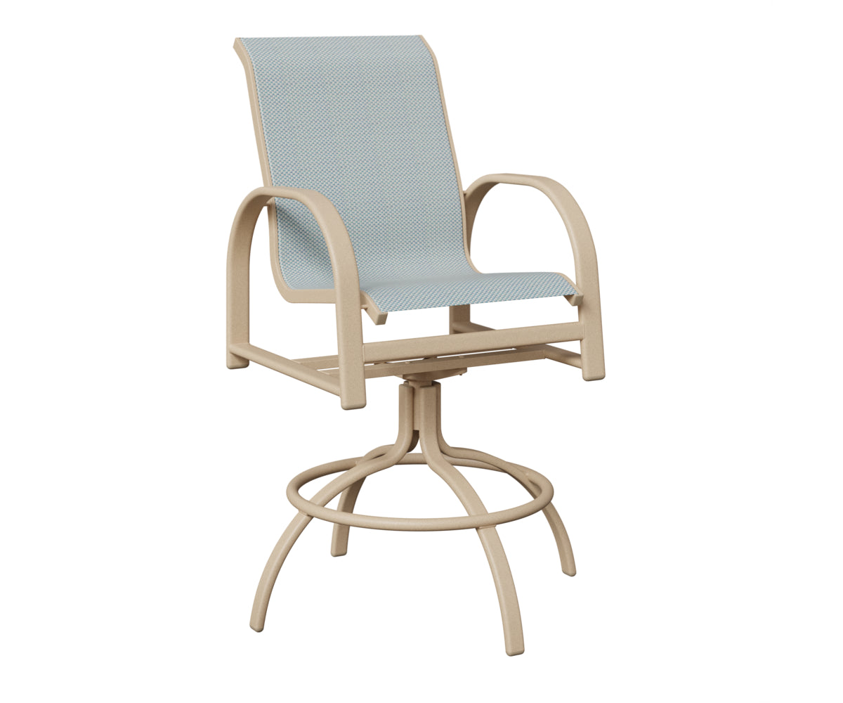 Murphy Sling Swivel Bar Chair