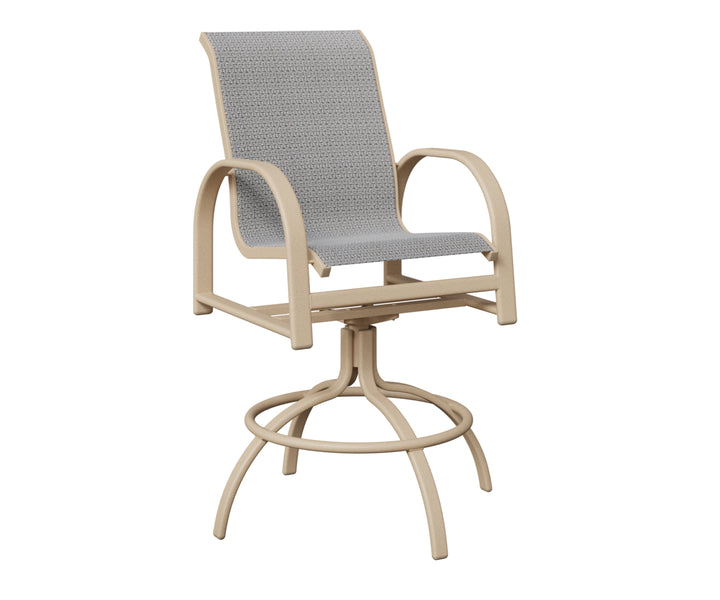 Murphy Sling Swivel Bar Chair