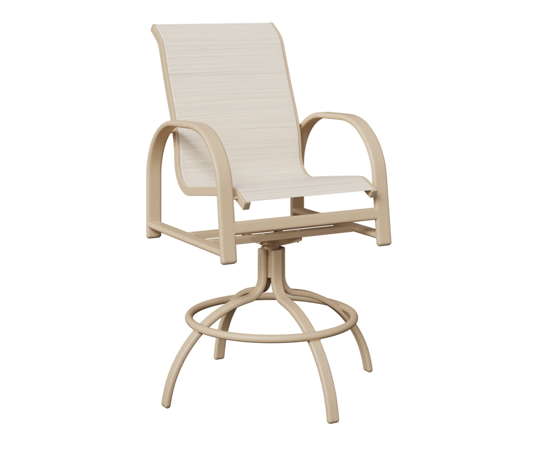 Murphy Sling Swivel Bar Chair